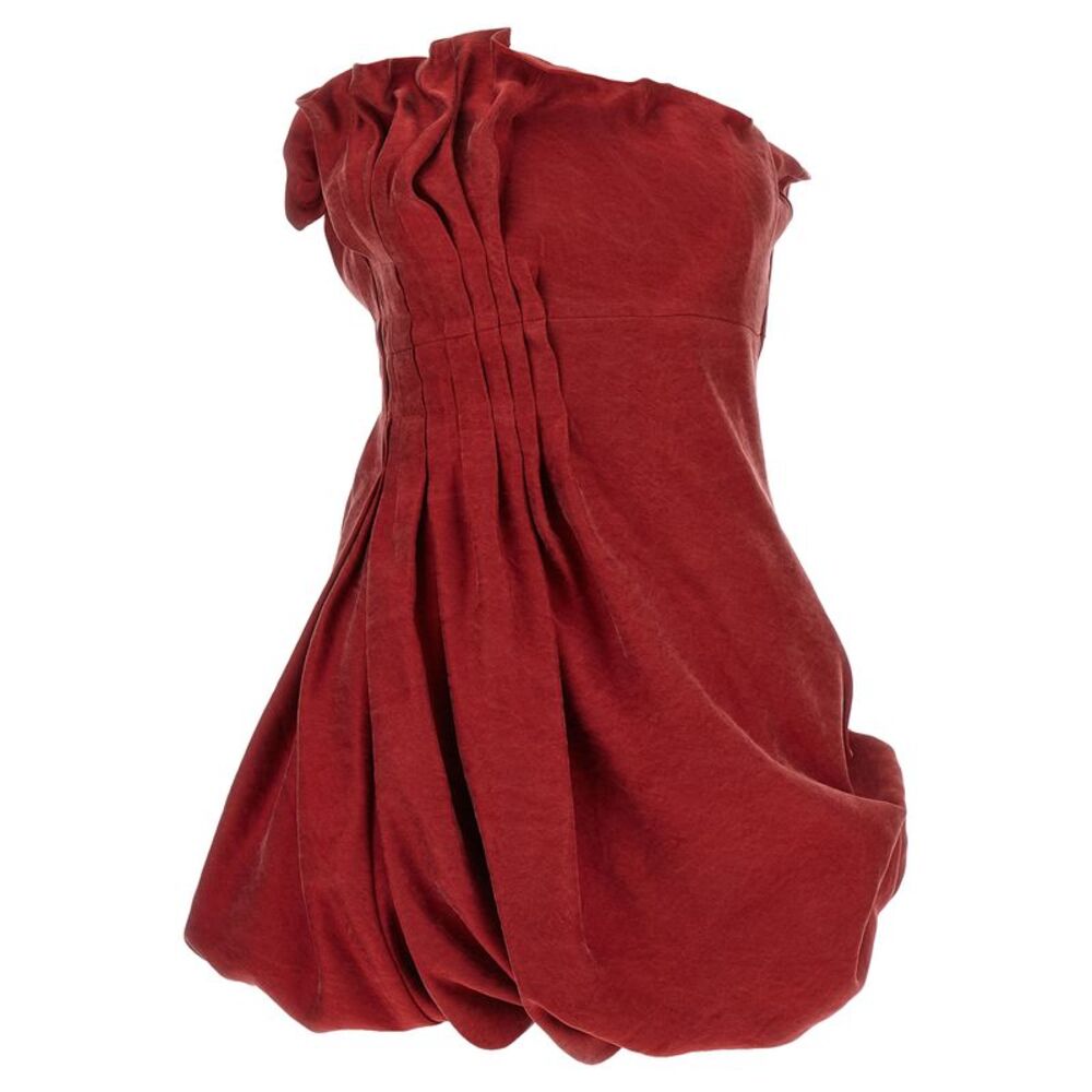 Magda Butrym Women Asymmetrical Dress With Pleats